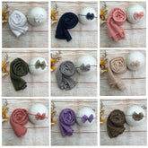 Don&Judy Baby Photo Wraps With Headwear 2pcs Sets Newborn Boys-TB00789-Veeddydropshipping